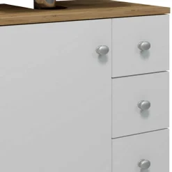 Waschbeckenschrank mit drei Schubladen & Tür - Nelani I^Wohnen Discount