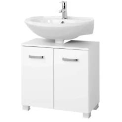 Wohnen Waschbeckenschrank Sagunis in Weiß