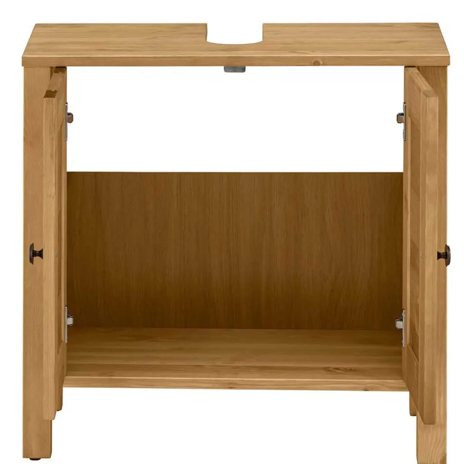 Waschbeckenunterschrank aus Kiefer Massivholz - Zavieca^Wohnen