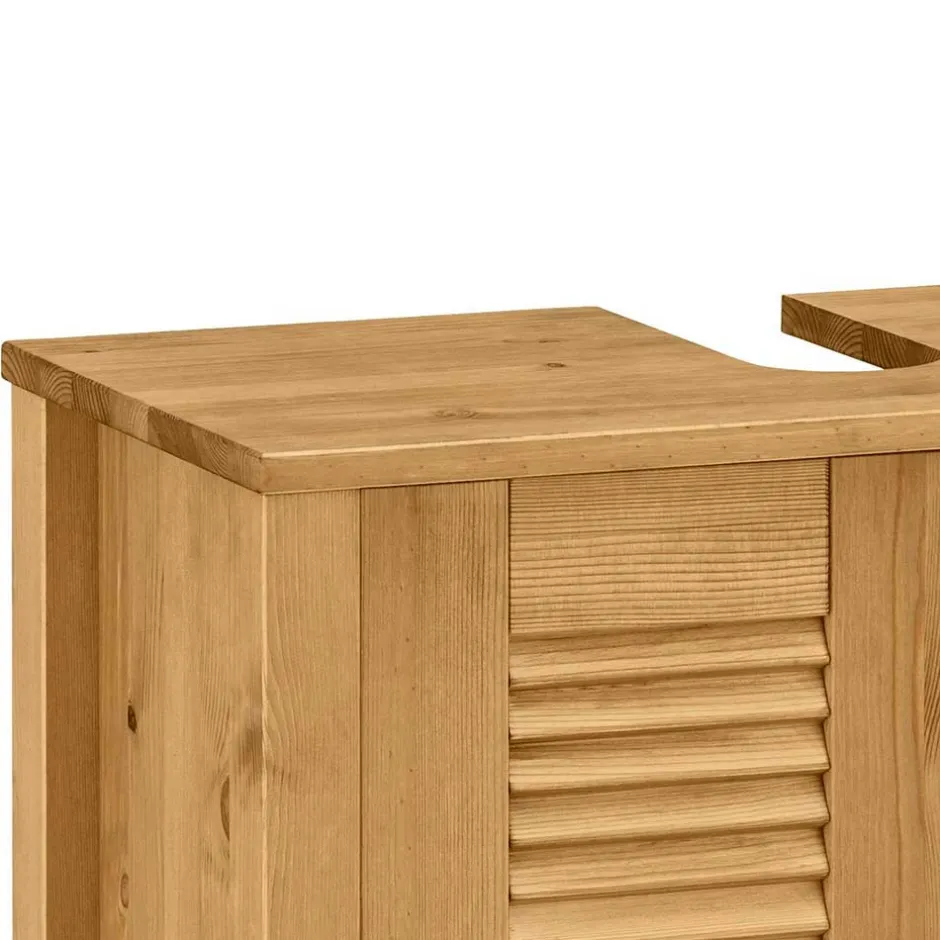 Waschbeckenunterschrank aus Kiefer Massivholz - Zavieca^Wohnen