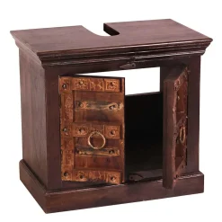 Waschbeckenunterschrank aus Recyclingholz - Solapura^Wohnen Clearance