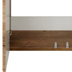 Waschbeckenunterschrank in Eiche Dunkel Holzoptik - Miss X^Wohnen