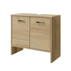 Wohnen Waschbeckenunterschrank in Eiche Dekor - Madeonary