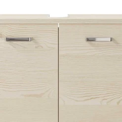 Wohnen Waschbeckenunterschrank in hellem Holzdekor Pinie - Nova