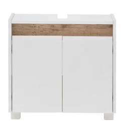 Waschbeckenunterschrank in Weiß & Wildeiche - Etravia^Wohnen Hot