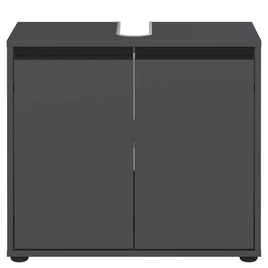 Waschbeckenunterschrank in Dunkelgrau - Rufu^Wohnen
