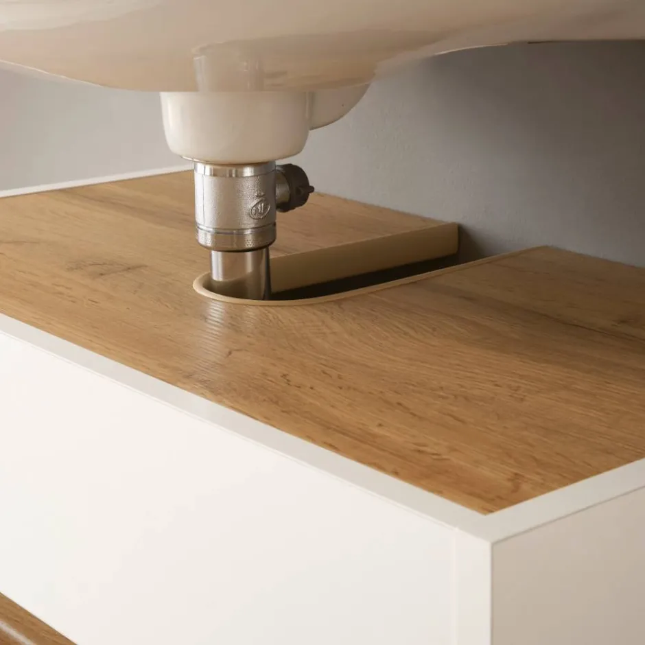 Waschbeckenunterschrank in Weiß - Nonessia^Wohnen Best