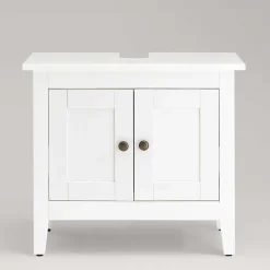 Wohnen Waschbeckenunterschrank in Weiß lasiert - Lousias