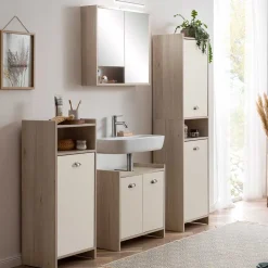Waschbeckenunterschrank im Skandi Design - Togban^Wohnen Discount