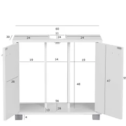 Waschbecken-Unterschrank mit Doppeltür - Hank^Wohnen Clearance