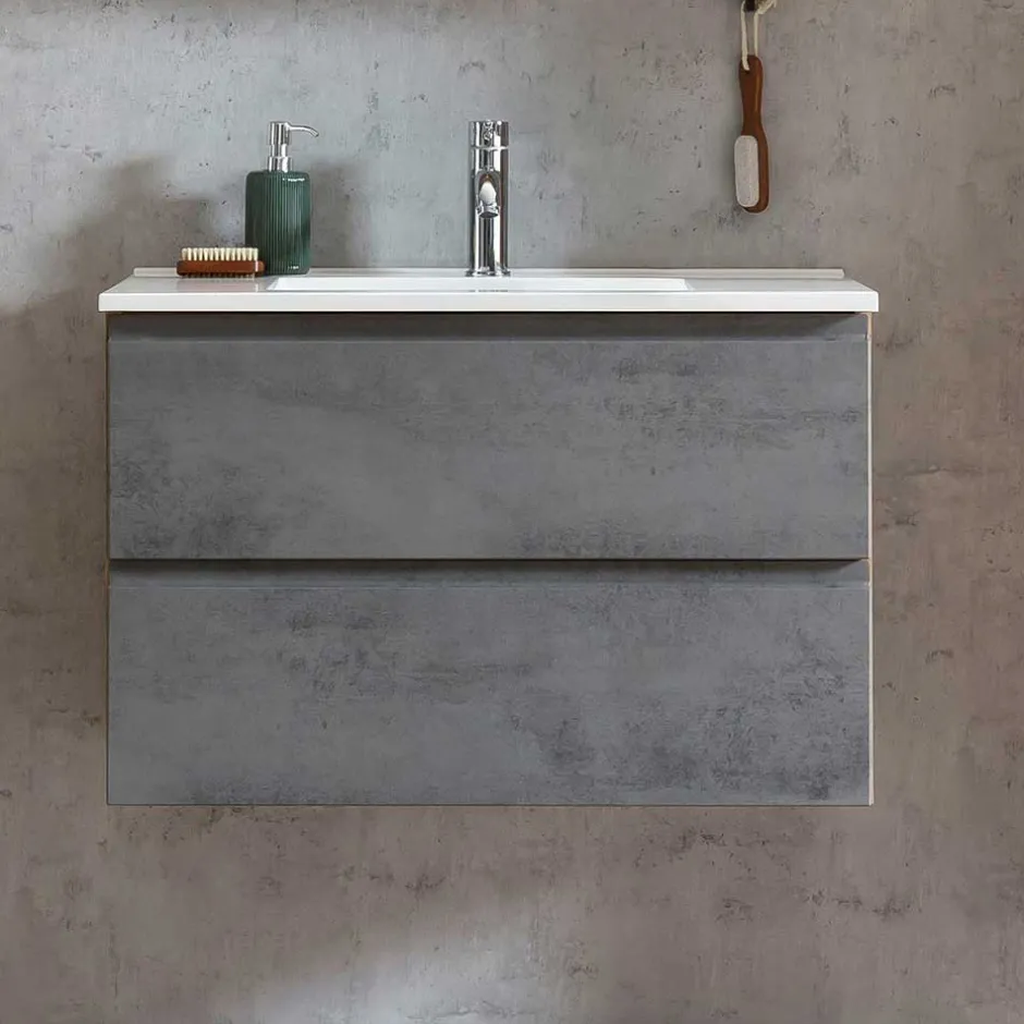 Wohnen Waschbeckenunterschrank mit 80 cm Breite - Mia