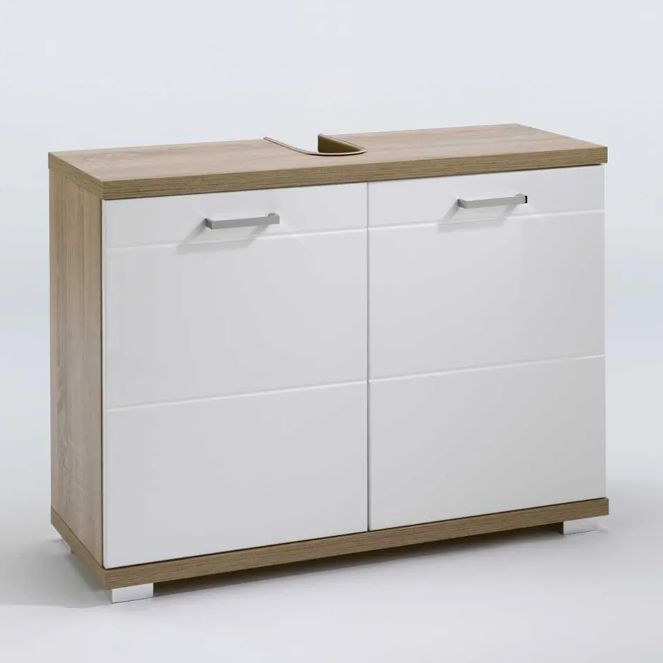 Waschbecken-Unterschrank 2-türig - Faneto^Wohnen New