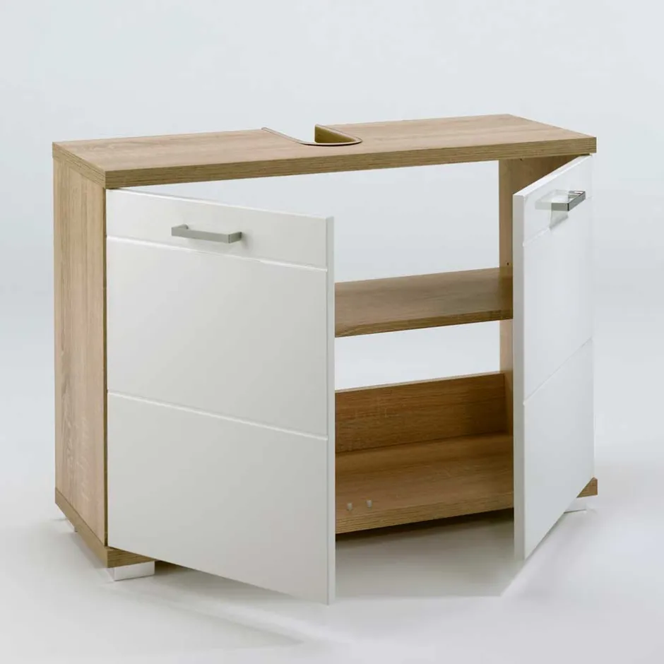 Waschbecken-Unterschrank 2-türig - Faneto^Wohnen New