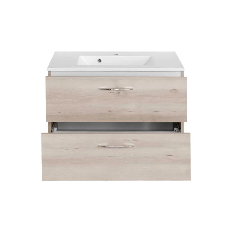 Wohnen Waschkommode in Buchefarben - Mabeca