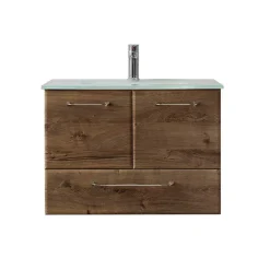 Waschkommode mit Glas-Waschbecken - Miss X^Wohnen New