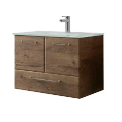 Waschkommode mit Glas-Waschbecken - Miss X^Wohnen New