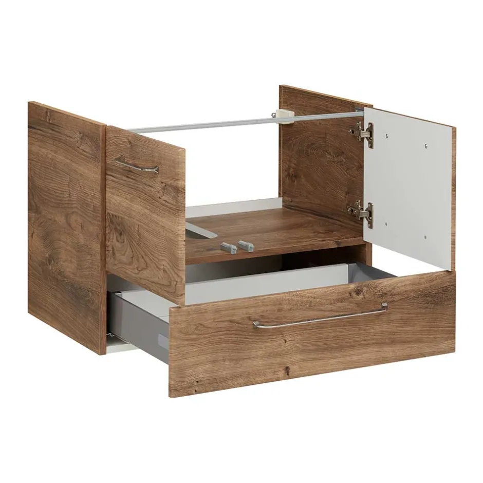 Waschkommode mit Glas-Waschbecken - Miss X^Wohnen New