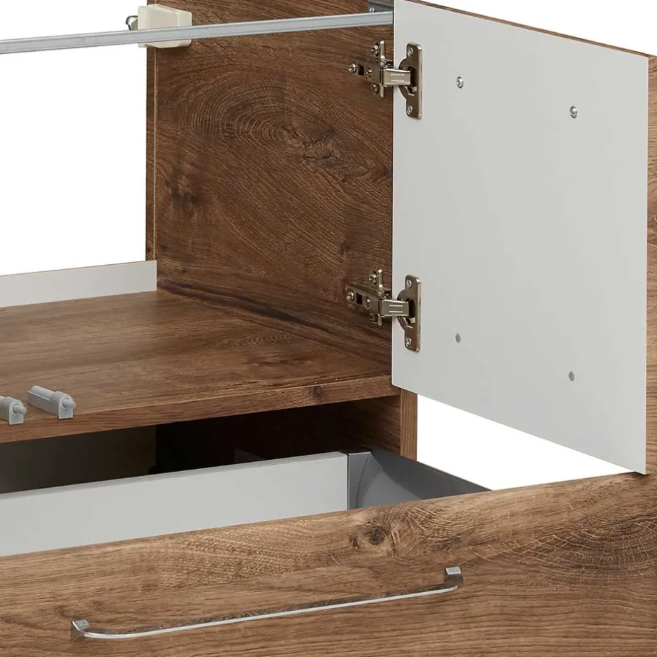 Waschkommode mit Glas-Waschbecken - Miss X^Wohnen New