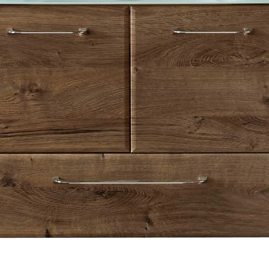 Waschkommode mit Glas-Waschbecken - Miss X^Wohnen New