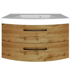 Waschkonsole in Holzdekor Wildeiche - Arazony^Wohnen