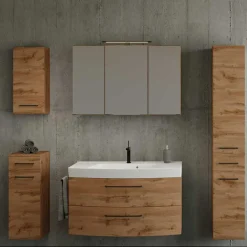 Waschkonsole in Holzdekor Wildeiche - Arazony^Wohnen