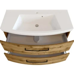 Waschkonsole in Holzdekor Wildeiche - Arazony^Wohnen