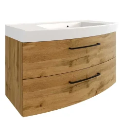 Waschkonsole in Holzdekor Wildeiche - Arazony^Wohnen