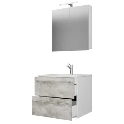 Waschplatz Kombi in Betonoptik - Salvadore (zweiteilig)^Wohnen Best