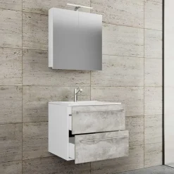 Waschplatz Kombi in Betonoptik - Salvadore (zweiteilig)^Wohnen Best