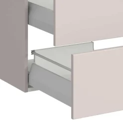 Waschtisch für eine Armatur in Hellgrau - Adendras^Wohnen Outlet