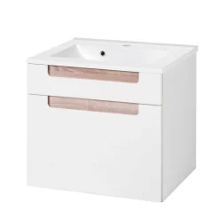 Wohnen Waschtisch Hängeschrank Tymos in Weiß