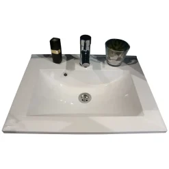 Wohnen Waschtisch Hängeschrank Tymos in Weiß