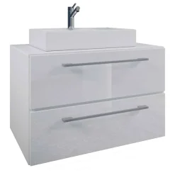 Wohnen Waschtisch in Weiß - hängend - Ipsum