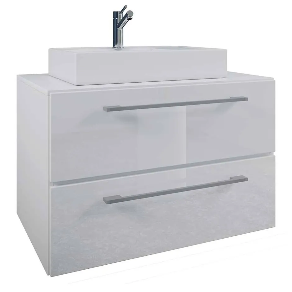 Wohnen Waschtisch in Weiß - hängend - Ipsum