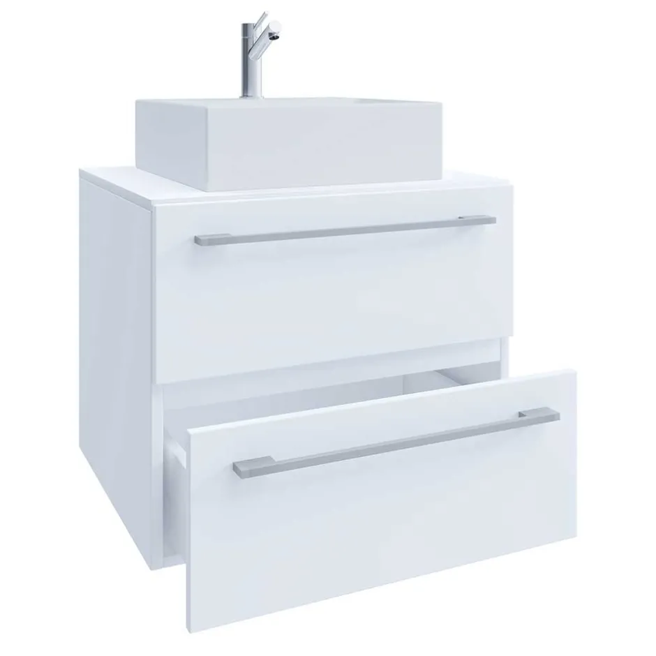 Wohnen Waschtisch in Weiß - hängend - Ipsum