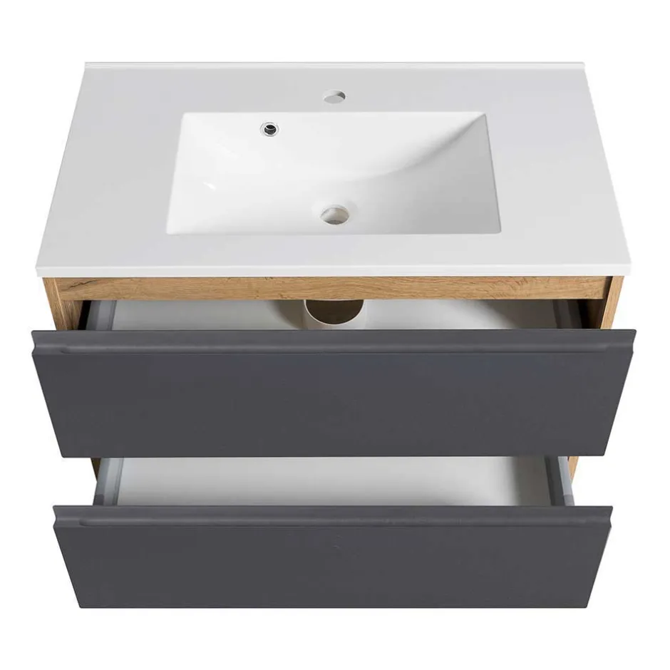 Wohnen Waschtisch Kombi & Bad Unterschrank - Jambi (dreiteilig)