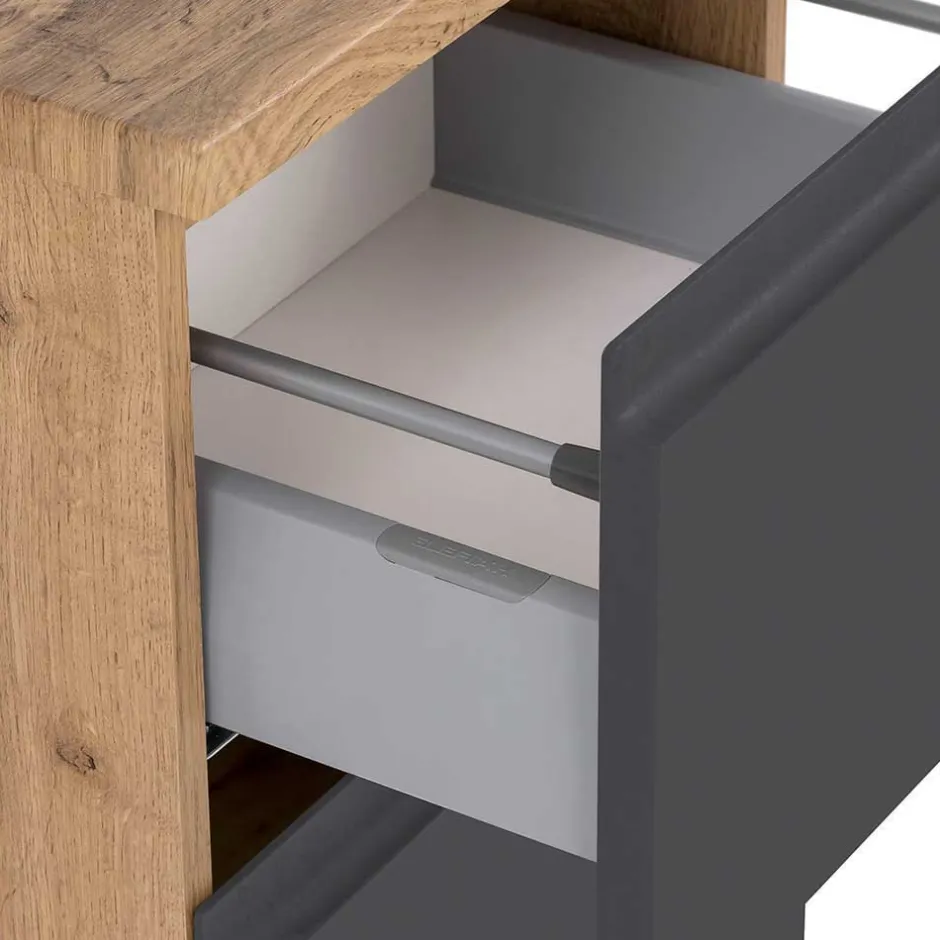 Wohnen Waschtisch Kombi & Bad Unterschrank - Jambi (dreiteilig)