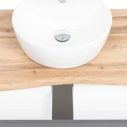 Wohnen Waschtisch mit Aufsatzbecken für die Wand - Breznia