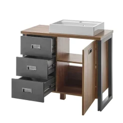 Waschtisch mit Aufsatzbecken 91 cm breit - Forawas^Wohnen Sale