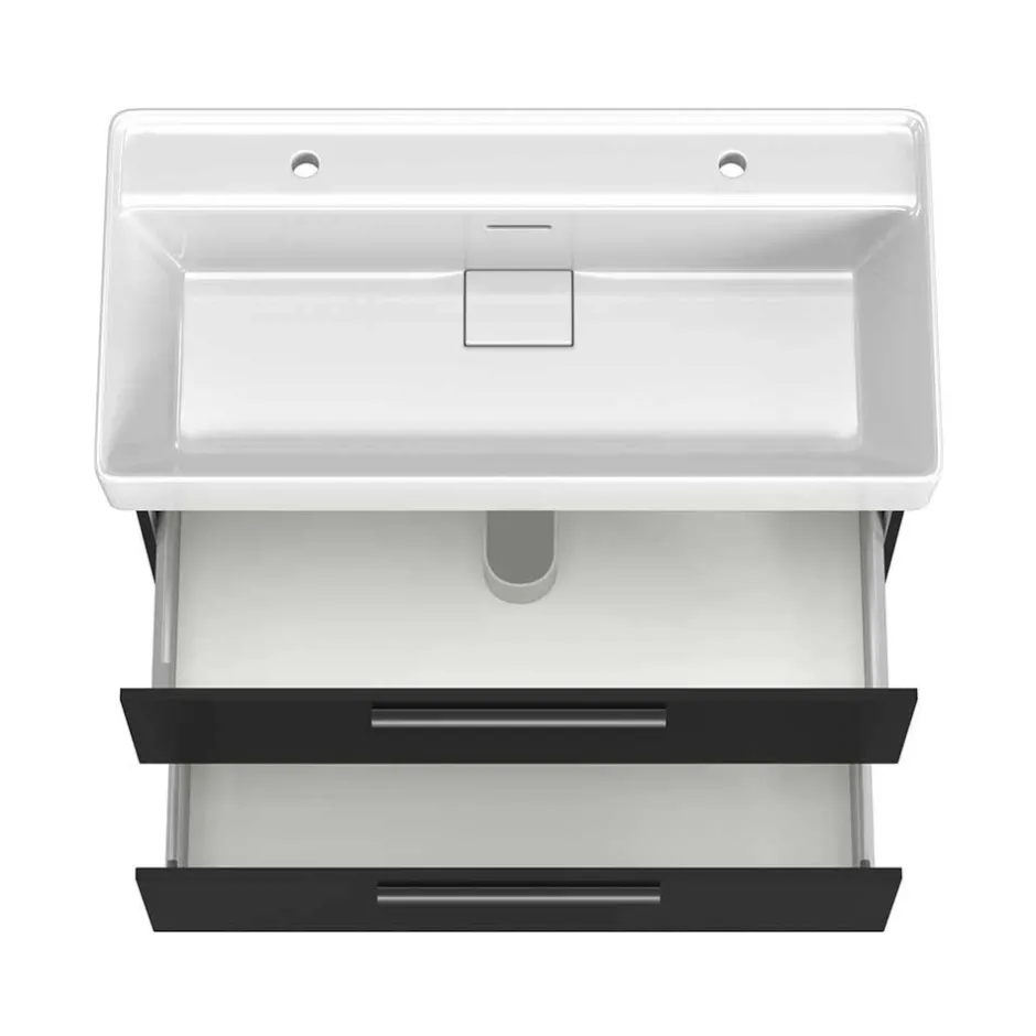 Waschtisch mit Becken für zwei Armaturen - Ostoro^Wohnen Best