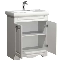 Wohnen Waschtisch mit Doppeltür und Becken - Akira