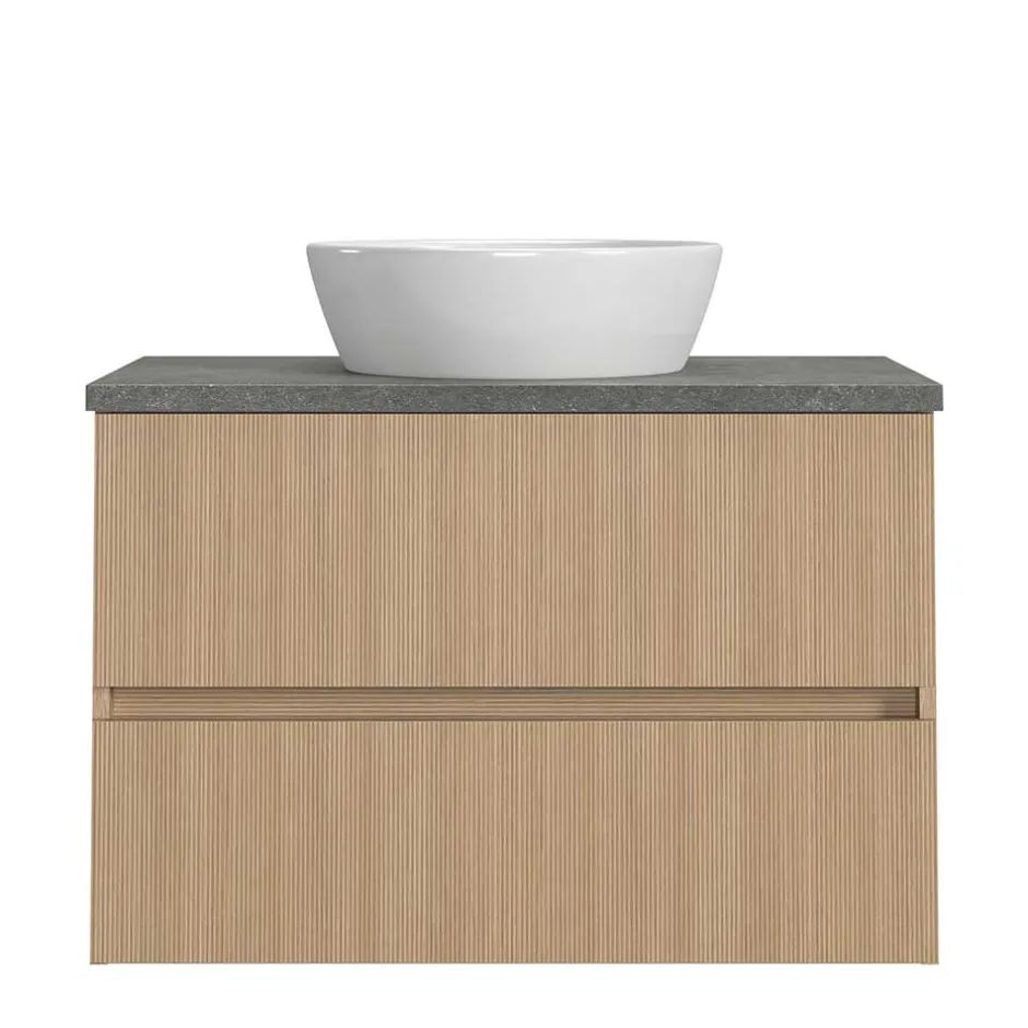 Waschtisch mit einem Aufsatz-Waschbecken - Leitha^Wohnen New