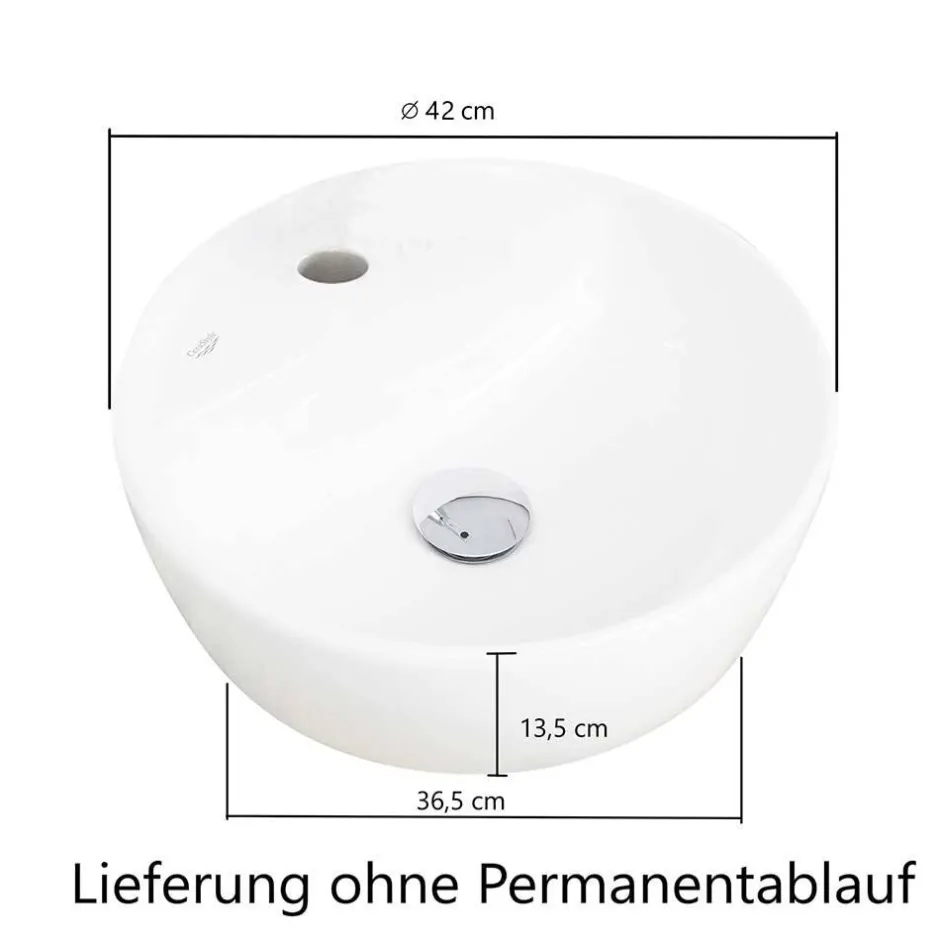 Waschtisch mit einem Aufsatz-Waschbecken - Leitha^Wohnen New