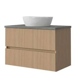 Waschtisch mit einem Aufsatz-Waschbecken - Leitha^Wohnen New