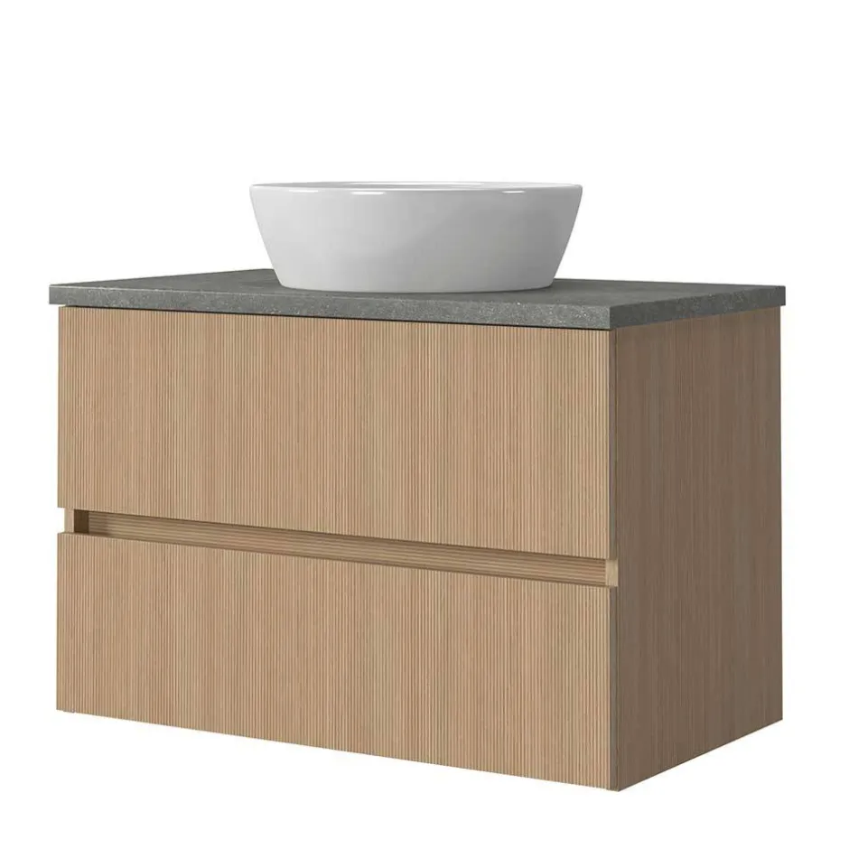 Waschtisch mit einem Aufsatz-Waschbecken - Leitha^Wohnen New