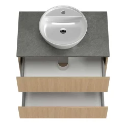 Waschtisch mit einem Aufsatz-Waschbecken - Leitha^Wohnen New