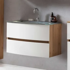 Waschtisch mit Glas Einlassbecken - Neuvana^Wohnen Best