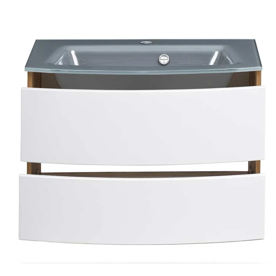 Waschtisch mit Glas Einlassbecken - Neuvana^Wohnen Best