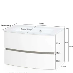 Waschtisch mit Glas Einlassbecken - Neuvana^Wohnen Best