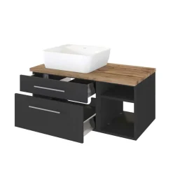 Wohnen Waschtisch mit Regal & Schubladen - Estregos